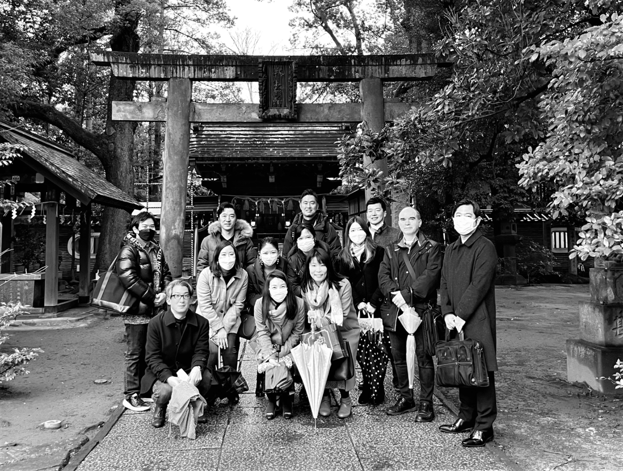 赤坂氷川神社での初詣で撮影した写真（2023年1月）